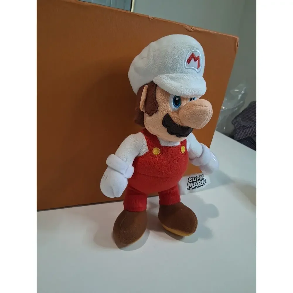 Jakks Pacific World of Nintendo Fire Mario Plush 9